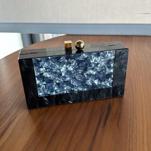 Marble Acrylic Clutch - Picture 3 of 5